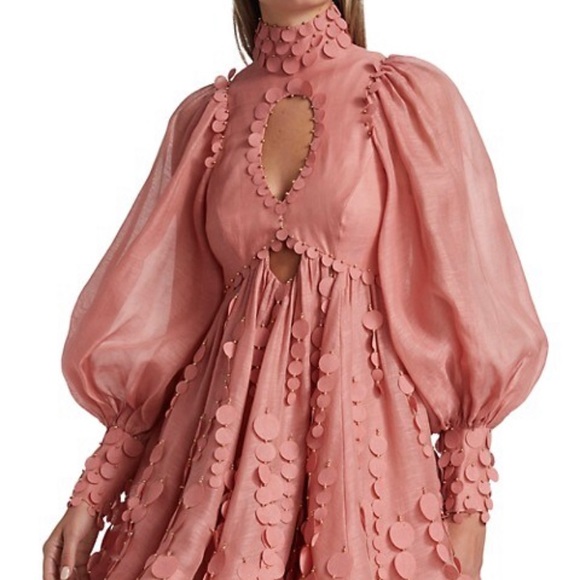 Zimmermann Concert Disc Mini Dress - Picture 2 of 10